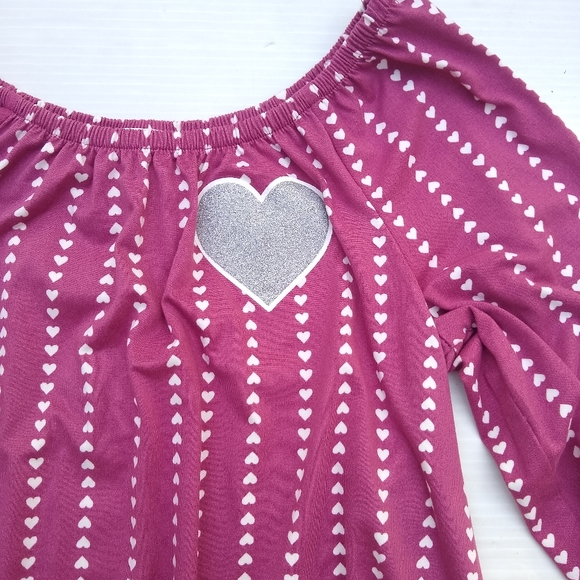 LILY BLEU girls polkadot heart pheasant blouse - Picture 2 of 7